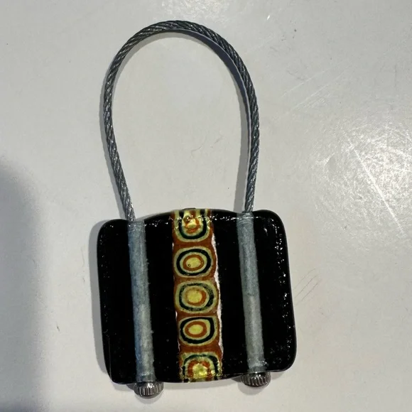 Murano Glass Key Ring - Picture 2 of 2
